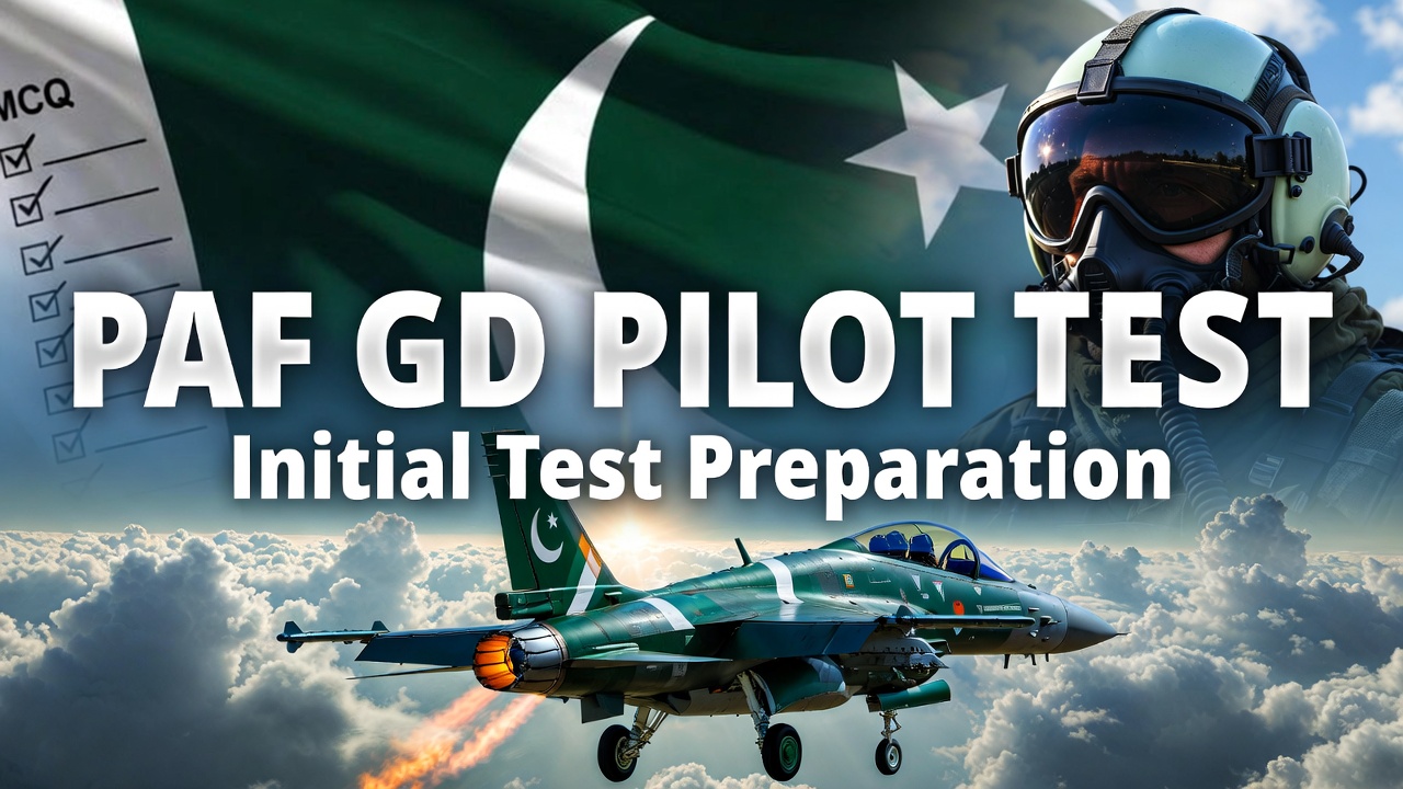 PAF GD Pilot Initial Test Preparation Guide 2026 | PAF Intelligence Test MCQs & Pattern